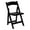 Black, variant on Flash Furniture HERCULES Series Natural Wood Folding Chair with Vinyl Padded Seat