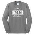 thumbnail image 2 of Wild Bobby,It's Not A Dad BOD It's A Father Figure Funny Husband Boyfriend Gift, Father's Day, Men Long Sleeve Shirt, Heather Grey, X-Large, 2 of 3