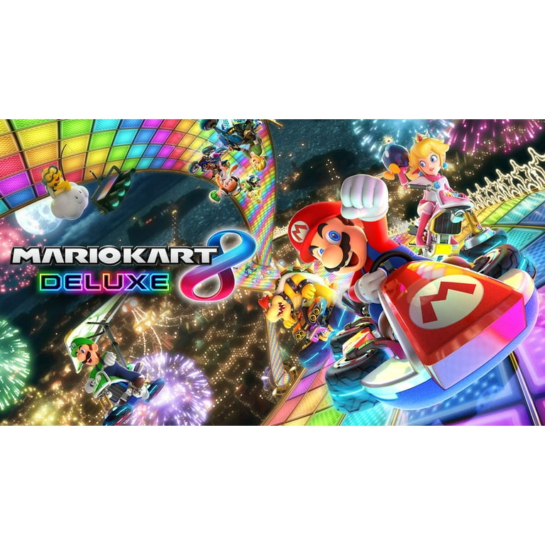 🔥New Nintendo Switch Mario Kart 8 Deluxe Console Bundle+3m