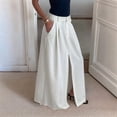 thumbnail image 4 of Women's Elegant Maxi High Waist Skirts Skirt for Casual White S, 4 of 8