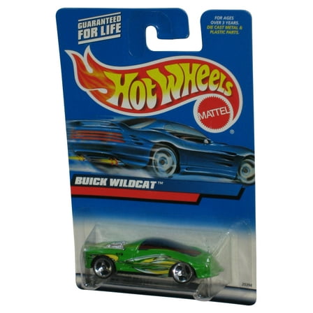 Hot Wheels Buick Wildcat (2000) Mattel Green Toy Car #183