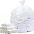 thumbnail image 4 of 30-33 Gallon Clear Trash Bags Heavy Duty (Value Pack 250 Bags) Large Clear Plastic Recycling Garbage Bags. Large Trash Bags 30+, 32 Gallon, 4 of 4
