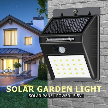 

Willstar 80 LED 4pcs Solar Powered PIR Motion Waterproof Outdoor Garden Sensor Light Security Wall Light Lamp Night led Lights