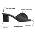 thumbnail image 3 of Journee Collection Womens Briarr Open Square Toe Block Heel Sandals, 3 of 7