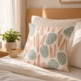 thumbnail image 5 of Btomtd 18 x 18 Pillow Cover, Flower Decorative Cushion Case, Removable and Washable Throw Pillow Cover for Sofa, B, 5 of 5