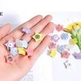 thumbnail image 5 of 25Pcs Cute Push Pins, 0.8" Star-Shaped Multi-Color Push Pins, Decorative Thumb Tacks for Bulletin Board, Office, Home Decor(Water Ripple), 5 of 6