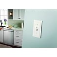 thumbnail image 2 of Franklin Brass W35276-PW-C Classic Beadboard Quad Decorator Wall Plate, Switch Plate & Cover - Pure White, 2 of 10