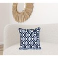thumbnail image 4 of 20 x 20 in. Geometric Cotton Zippered Pillow, Black, 4 of 5