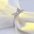 thumbnail image 3 of Butterfly Ring With AAA Zircon Inlay For Women Gift Jewelry, 3 of 10