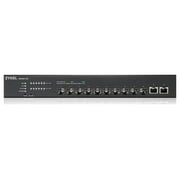 ZYXEL 10-port 10G Smart Managed Fiber Switch with 2 Multi-Gigabit Ports - 2 Ports - Manageable - 10 Gigabit Ethernet - 10GBase-T, 10GBase-X - 3 Layer Supported - Modular - 24.90 W Power Consumption -