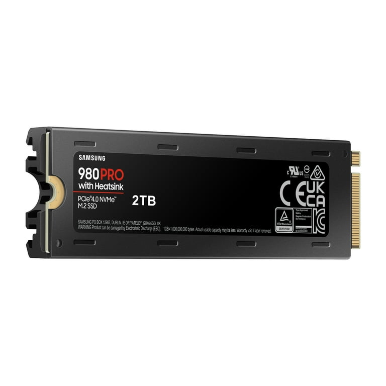 SAMSUNG 980 PRO M.2 2TB PCIe 4.0 SSD w/ Heatsink - High