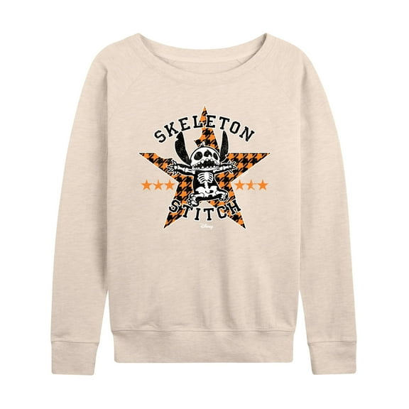 Lilo & Stitch - Skeleton Stitch - Women's Lightweight French Terry Long Sleeve Shirt