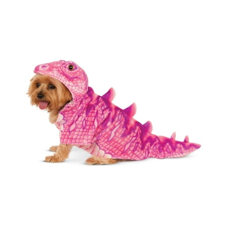Pink Dinosaur T-Rex Pet Dog Cat Halloween Costume Hoodie Sweater