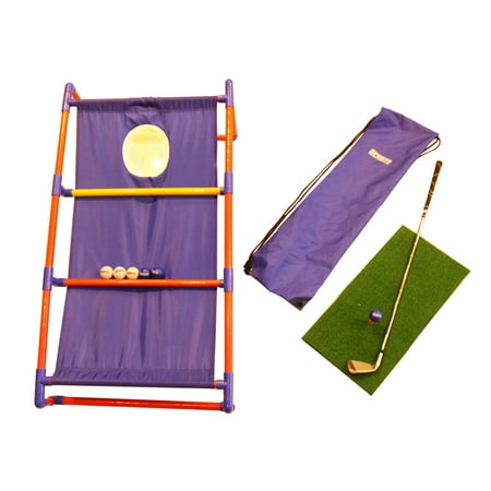 Sports Festival Tailgate Golf Cornhole and Ladder Chipping Golf Game