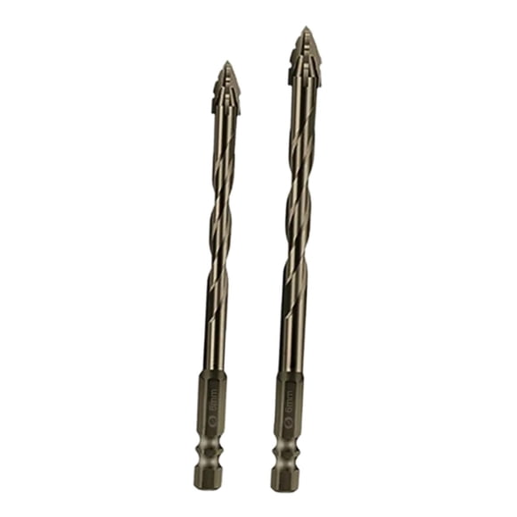 Juego de brocas excéntricas dentadas de cuatro con punta de carburo, liberación rápida, montaje sencillo y profesional, accesorios de repuesto 2 piezas