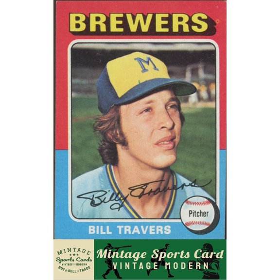 1975 Topps Bill Travers #488 RC