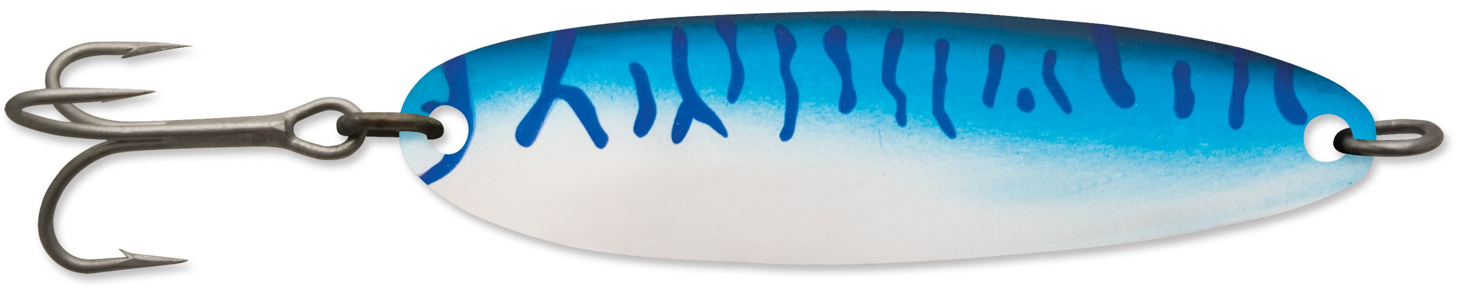 Cuillère Luhr Jensen Krocodile 5/8 Oz - Chrome/Mackerel - Hameçon Triple - Neuve