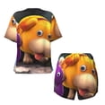 thumbnail image 5 of Lsque Pikmin Women's Short-Sleeved Pajama Set - 2 Piece Soft and Lightweight Sleepwear Set-Large, 5 of 9