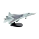 thumbnail image 2 of Modelo de avión SU-57 a escala 1/100, avión de ataque, juguete didáctico con base, modelo estimulado para el hogar, TV, mueble, oficina,, 2 of 9