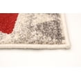 thumbnail image 2 of Tapis ECARPETGALLERY Remi Ivoire & Rouge, 2 of 9