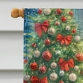 thumbnail image 6 of Samoyed and Santa Claus House Flag 28 in x 40 in, 6 of 7