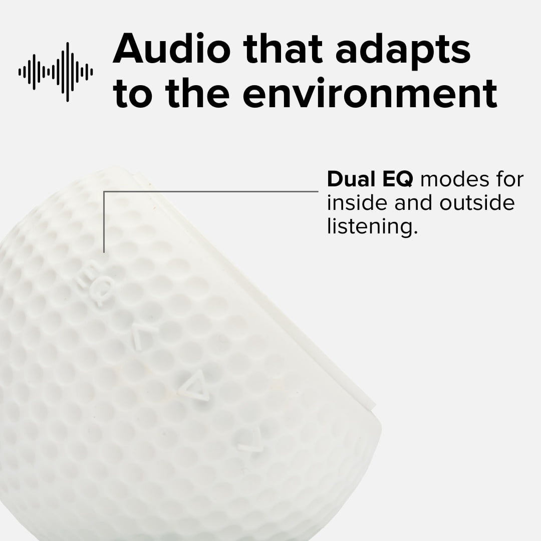 Speaqua Barnacle Pro 2.0 Waterproof Bluetooth Portable Speaker IP68 Floating, Built-In 2000 Song Storage, 4-in-1 Suction Cup Mount, Paddle Board Kayak Pool Bike Shower Speaker, Golf