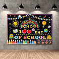 thumbnail image 2 of Rainbow Theme Happy School Banner First Day Educational Celebration Decorative Atmosphere for Kids Classroom Event, 2 of 7