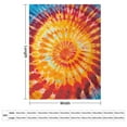 thumbnail image 2 of Colorful Swirls Tie-dye Soft Print Blanket Throw Blankets Warm Cozy Lightweight Couch Blanket Stuff Gifts for Women Girls Kids Mom Teens Boys, 2 of 7