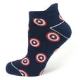 thumbnail image 1 of Captain America Navy Ankle Socks, 1 of 3