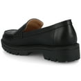 thumbnail image 3 of Journee Womens Erika Medium and Wide Width Comfort System Slip On Loafer, 3 of 9