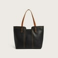 thumbnail image 2 of CHUMUD Tote Bag for Women Top Handle Satchel Purse Vintage Leather Shoulder Bag for Daily Commute & Travel, 2 of 5