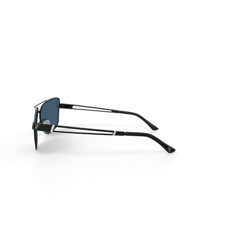 DNA Polarized Rx'able Sunglasses, Unisex, A3016, Black, 63-12-126