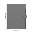thumbnail image 2 of Qholemyo Button Organ Bag - A4 Data Office Storage, Finishing Organ Folder for Wholesale (Office Supplies), 2 of 2