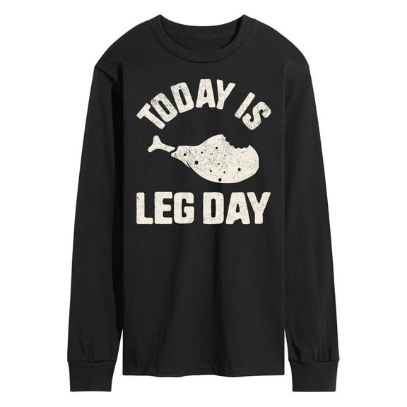 Instant Message - Today Is Leg Day - Men's Long Sleeve T-Shirt