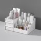 thumbnail image 4 of Organizador de caja de almacenamiento de cosméticos para escritorio de maquillaje con cajones para tocador, encimera de tocador, mostrador de baño, elegante soporte para pinceles, sombra de ojos,, 4 of 6