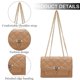 thumbnail image 3 of Bolsos y Carteras Pequeñas para Mujer, Bolsos de Hombro Bolsos Cruzados para Mujer con Correa de Metal Caqui:;:;, 3 of 6