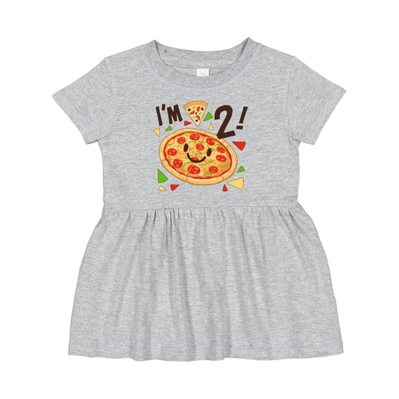 Inktastic Im Two Pizza Birthday Party Girls Baby Dress