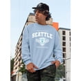 thumbnail image 2 of College Tennis School Seattle Sweatshirt Men -Image by Shutterstock, Male Large, 2 of 4