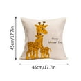 thumbnail image 3 of Bjutir Mother Day Linen Sofa Decoration Pillow Case Gift Cushion Cover Waist Pillow Case Letter Pillow Case, 3 of 4