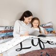 thumbnail image 5 of Manfei Starfish Sealife Bedding Twin Comforter Set, Rustic Farmhouse Down Comforter, Wooden Plank Reversible Duvet Insert, Lightweight Room Decorative, 2pcs, 5 of 8