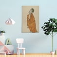 thumbnail image 4 of Austrian Artists Egon Schiele Self-Portrait in Orange Jacket Retro Poster Print Photo Art Painting Canvas Poster Home Decorative Bedroom Modern Decor Posters Gifts 16x24inch(40x60cm), 4 of 6