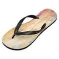 thumbnail image 2 of YAZAOOSummer Flip Flops Creatively Dandelion Watercolor Painting Simple Beach Sandals, 2 of 8