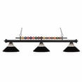 thumbnail image 6 of Z-Lite Shark 3 Light Billiard Light in Brushed Nickel, 6 of 7