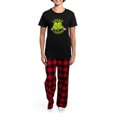 thumbnail image 4 of CafePress - Luckycharm_Dark Women's Dark Pajamas - Women's Short Sleeve Print T-Shirt and Pants Dark Cotton Pajama Set, 4 of 7