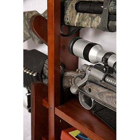 American Furniture Classics Model 840 4 Gun Wall Rack