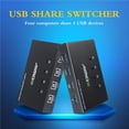 thumbnail image 4 of Am-404K Usb 2.0 Sharing Switch Box 4 Puerto Usb Kvm Switcher Adapter Box Hub 4 Pc Compartir Dispositivo Usb Para Teclado Ratón Impresora Escáner Methold EL010701-00, 4 of 6
