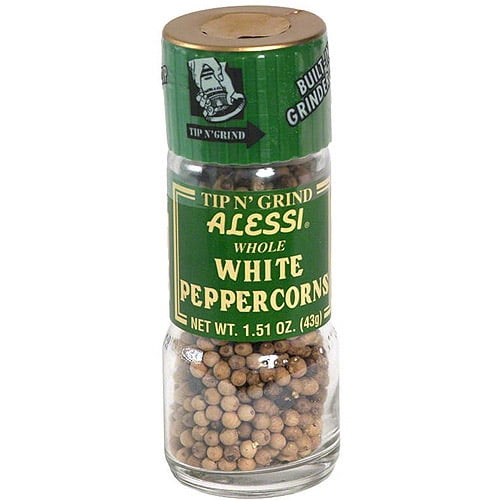 Alessi Whole White Peppercorn, 1.51 oz (Pack of 6) by Alessi