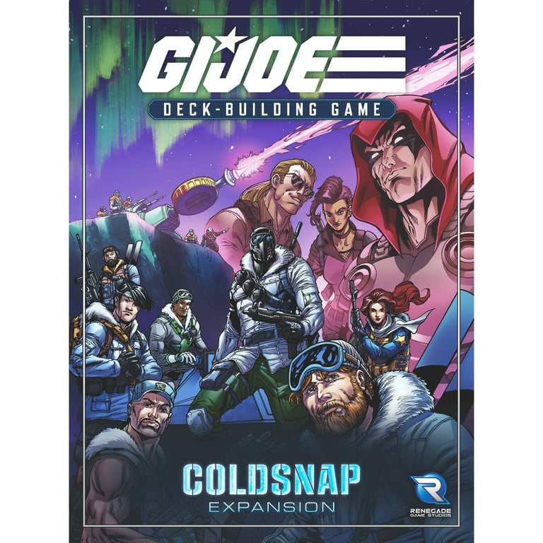 Renegade Game Studios G.I. Joe Deck-Building Game: Coldsnap Expansion - It's Cold-Blooded Chaos, Includes 2 New Story Missions, Renegade Game Studios, Ages 14+, 1-4 Players, 30-70 Min Playing Time Renegade Game Studios G.I. Joe Deck-Building Game: Coldsnap Expansion - It's Cold-Blooded Chaos, Includes 2 New Story Missions, Renegade Game Studios, Ages 14+, 1-4 Players, 30-70 Min Playing Time