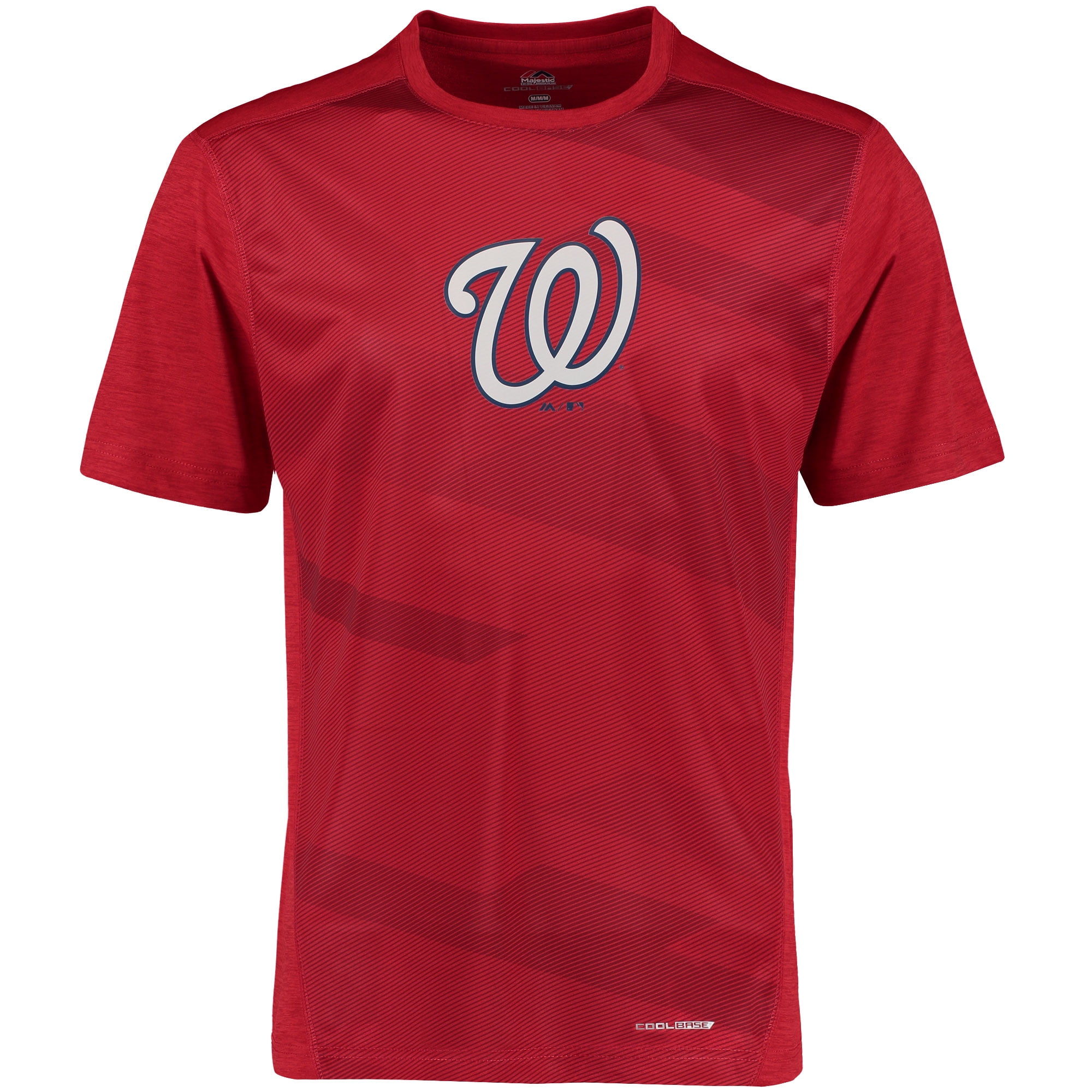 Men's Majestic Red Washington Nationals It's Our Goal Cool Base T-Shirt by MAJESTIC LSG