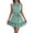 Green, variant on Laqbezok Women's Halter Neck Dress Sleeveless Tie Waist Ruffle Hem Mini, Summer Casual Gown, Sexy Party Cocktail Apparel, Solid Color Fashion Clothing Outfit